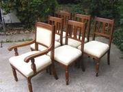 Set Of 6 Antique Dining Chairs